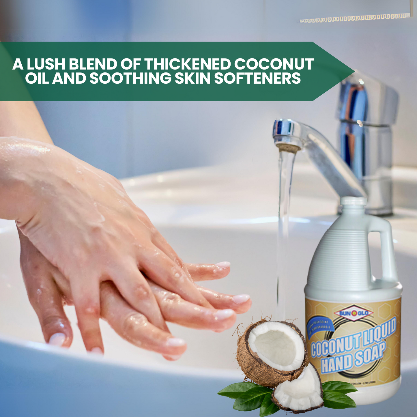 SUN-GLO Coconut Liquid Hand Soap (4x1 Gallon Case)