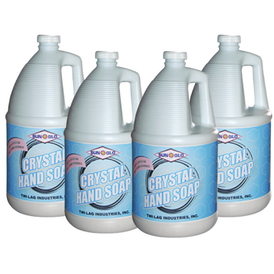 SUN-GLO Crystal Hand Soap - Gentle Yet Clean - 4x1 Gallon Case