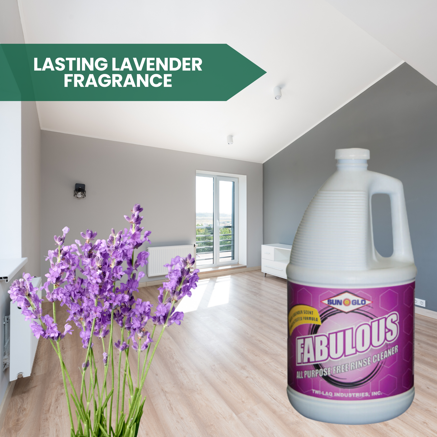 SUN-GLO Fabulous - Lavender Scented All Purpose Cleaner (4x1 Gallon Case)