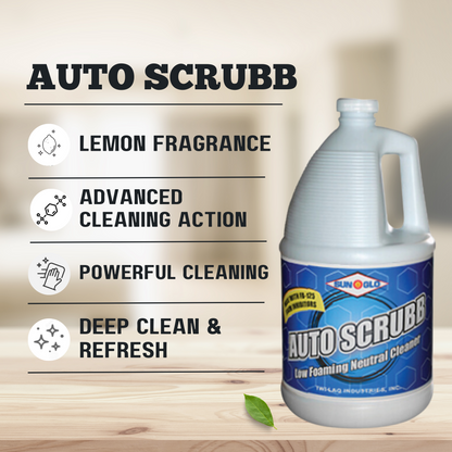 SUN-GLO Auto Scrubb - The Premium Floor Cleaning Solution (4x1 Gallon Case)