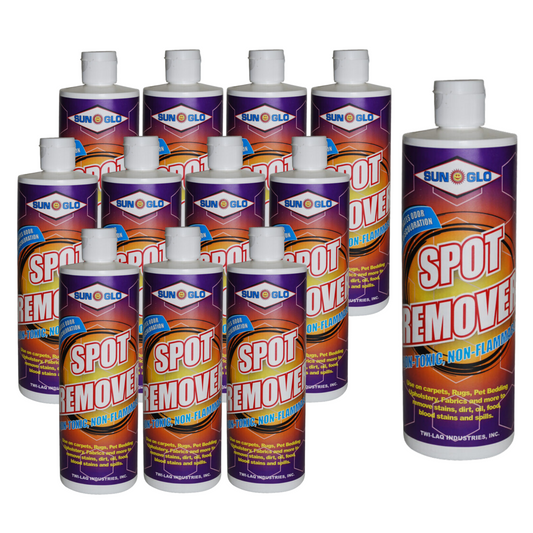 SUN-GLO Spot Remover – Your Ultimate Carpet Cleaner Solution and Carpet Stain Remover In One Powerful Formula (12-Pack, 16 oz. each)