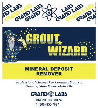 SUN-GLO Grout Wizard - Grout Radiance Ultra - Premium Mineral Deposit & Stain Eraser for Restored, Clean Finish (1 Gallon)