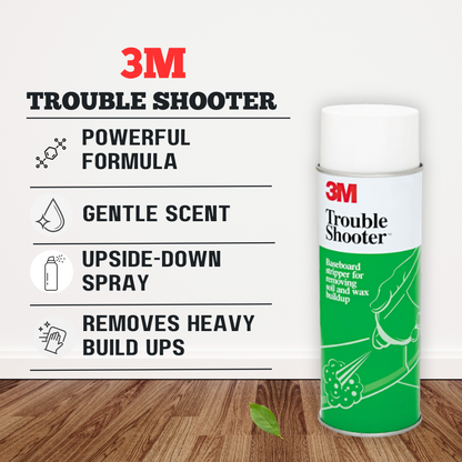 3M 14001 TroubleShooter Baseboard Stripper, 21oz, Aerosol, 12/Carton