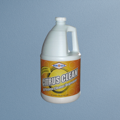 SUN-GLO Citrus Clean - Heavy Duty Degreaser and All-Purpose Cleaner (4x1 Gallon Case)