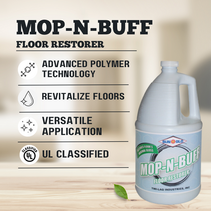 SUN-GLO Mop-N-Buff -  Ultra Shine Floor Revitalizer (4x1 Gallon Case)