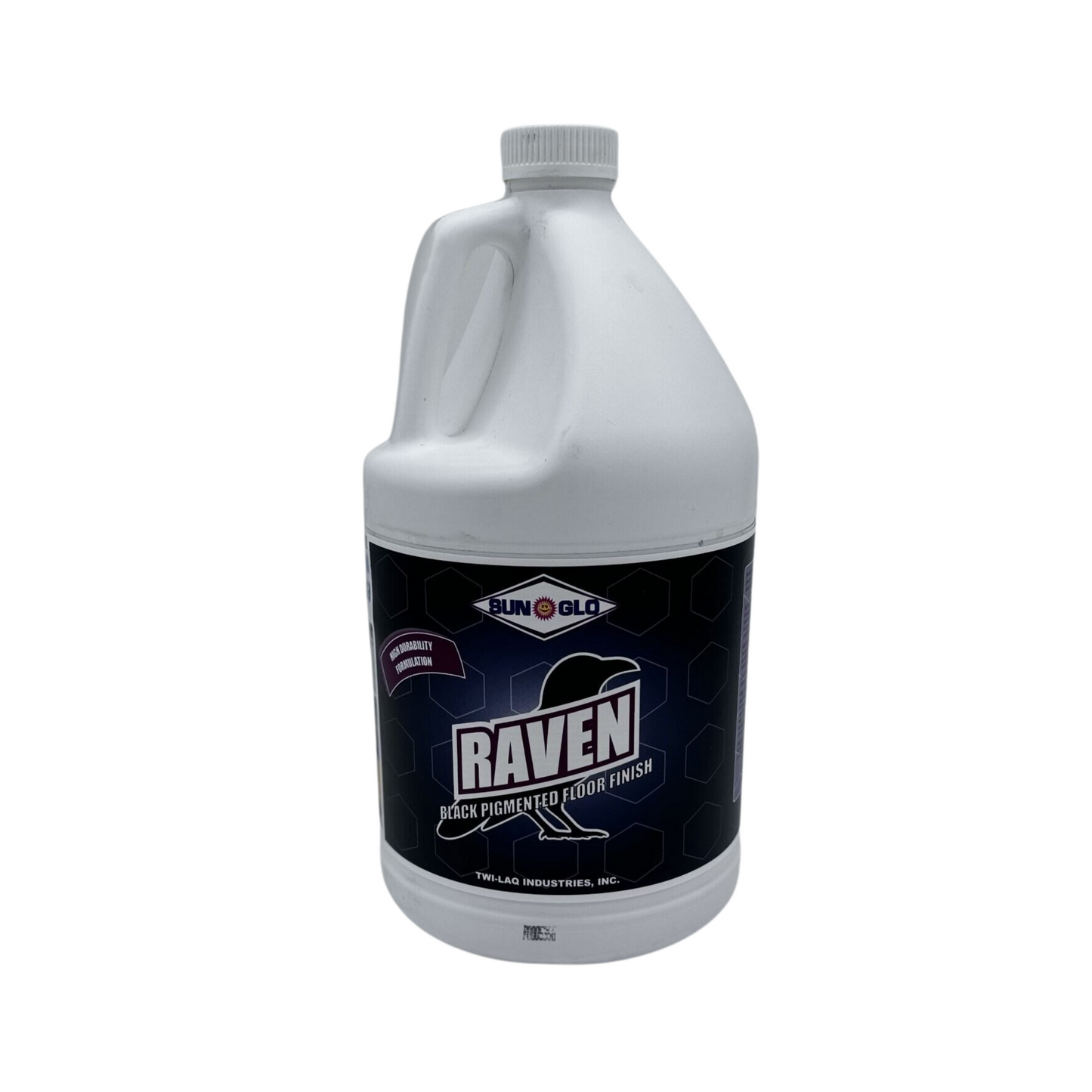 SUN-GLO Raven Black Pigmented Floor Finish | Commercial and Industrial Flooring Protection | Glossy Black Flooring Finish | Creates Brilliant Super Gloss Black Finish Surface (1 Gallon)