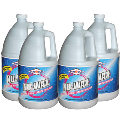 SUN-GLO Nu-Wax Premium Floor Shine Emulsion (4x1 Gallon Case)