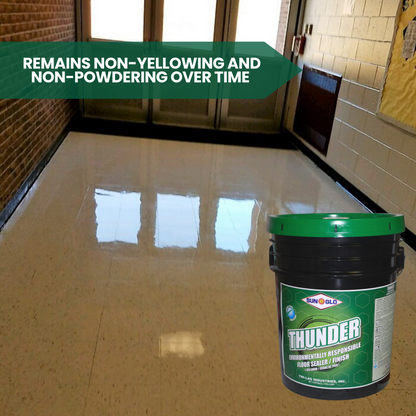 SUN-GLO Thunder - Green Seal Certified (GS-40) Floor Finish - 5 Gallon Pail