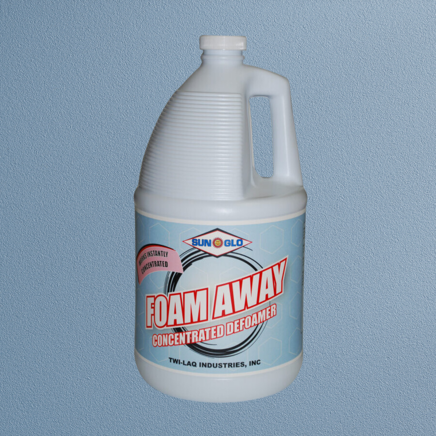 SUN GLO Foam Away - Premium Concentrated Defoamer for All Cleaning Equipment (4x1 Gallon Case)