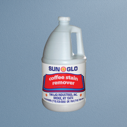 SUN-GLO Coffee Stain Remover - Ultra-Efficient for Upholstery & Carpet, Experience Spotless Clean (4x1 Gallon Case)