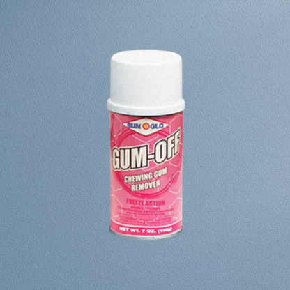 SUN-GLO Gum-Off - Chewing Gum Remover and Wax Remover - Efficient, Non-Damaging, Fast & Easy Removal, Advanced Multi-Surface Cleaner - Sold 12 per case