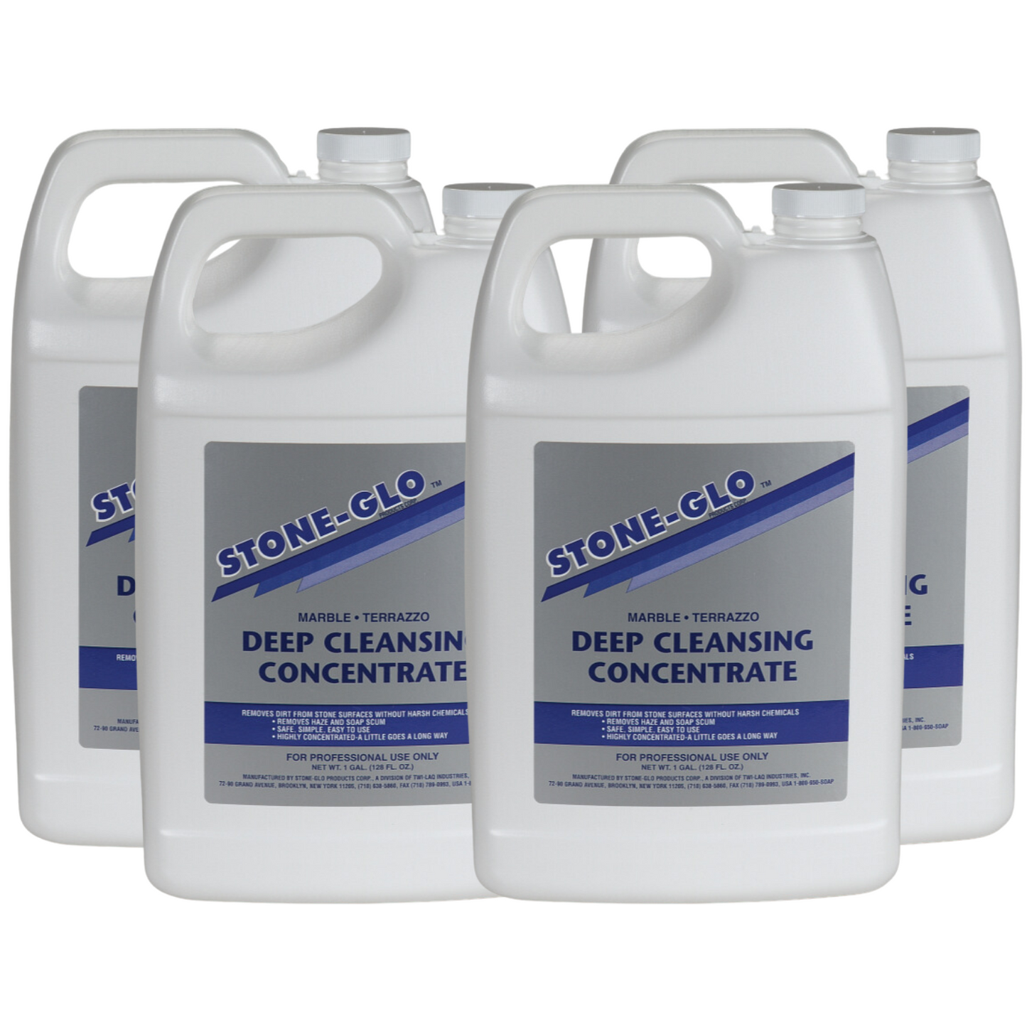 STONE-GLO Deep Cleansing Concentrate - Gentle Stain Remover, Potent Multi-Surface Cleaner for Preserving the Beauty of Your Stone, Granite, Marble, and Tile Surfaces