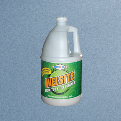 SUN-GLO Welsite - Basin, Tub & Tile Cleaner Premium Restroom Shine (4x1 Gallon Case)