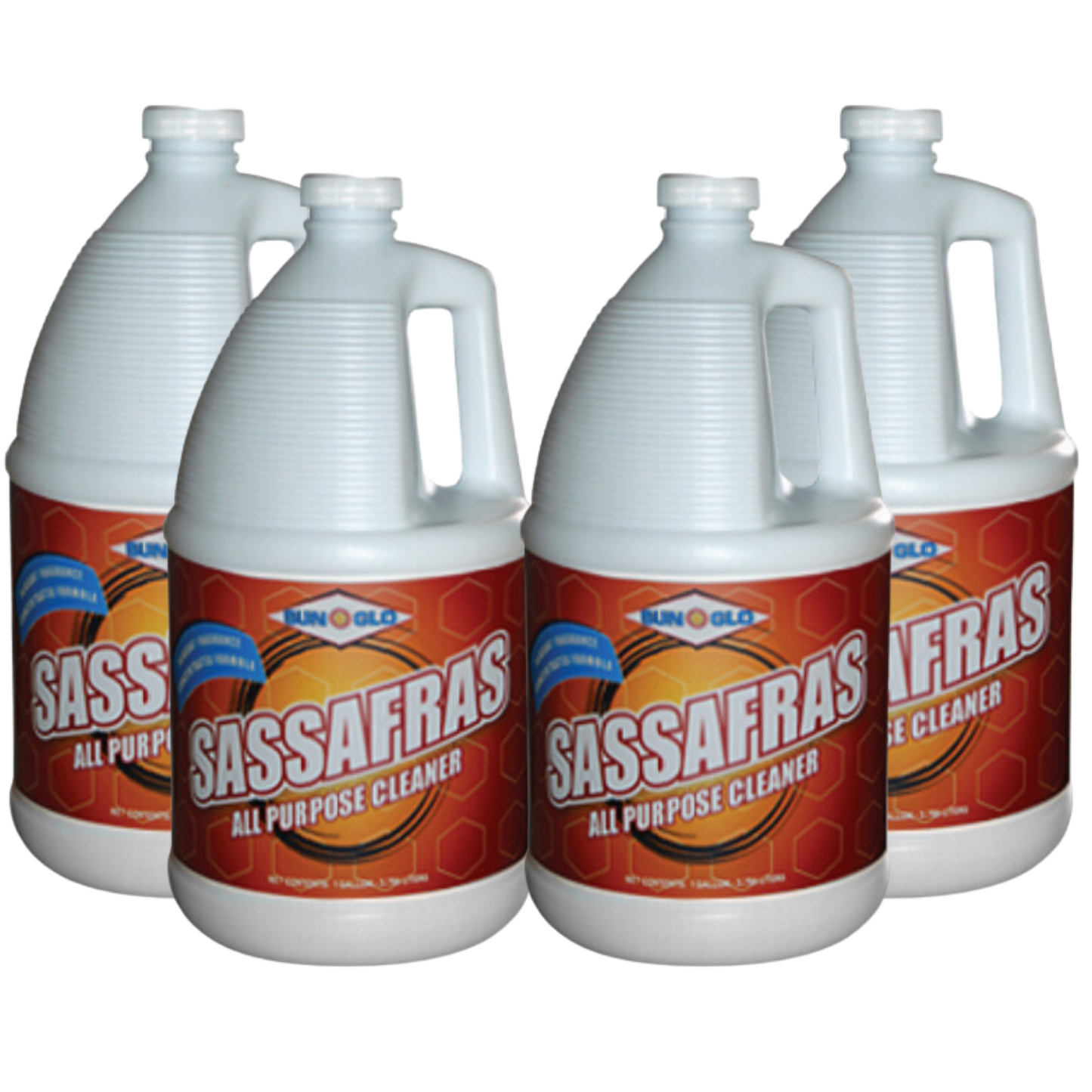 SUN-GLO Sassafras - Premium Neutral pH All-Purpose Cleaner - Concentrated Formula, Rinse-Free for Versatile Cleaning (4x1 Gallon Case)