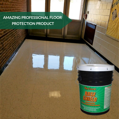 TOP GUARD Base Shield - Revolutionary Floor Finish for Your Floor Care Home Essentials, Gives Floor a Glossy Finish (5 Gallon Pail)