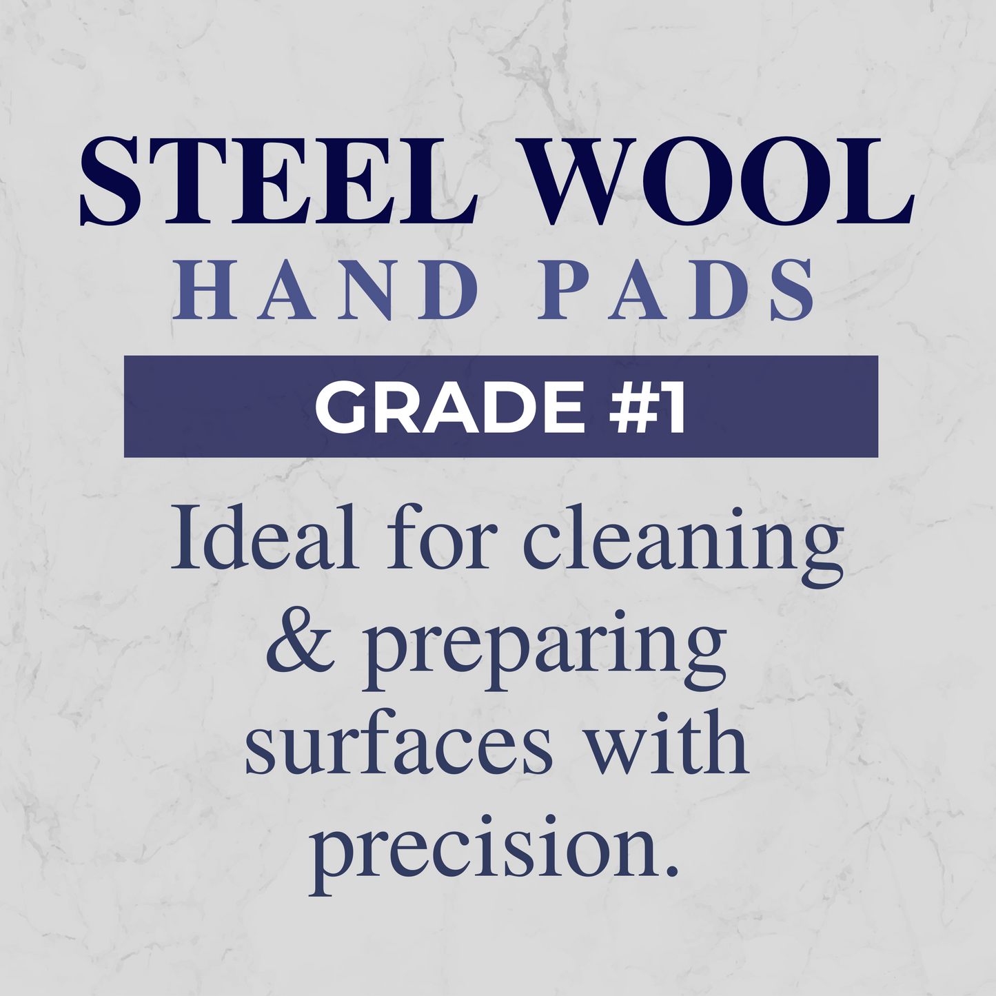 STONE-GLO Steel Wool Hand Pads - Durable, Surface-Safe & Scratch-Free Cleaning Supplies for Professional and General Use in Stripping, Cleaning, Finishing, and Polishing (12 x 16 pcs Pads)