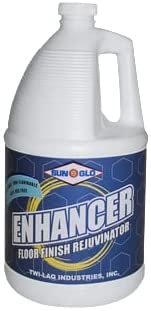 SUN-GLO Enhancer - Rejuvenate Floor Finish Spray Buff for Floors Cleaning Supplies Dust Mop Treatment Spray Hardwood Floor Polish (4x1 Gallon Case)