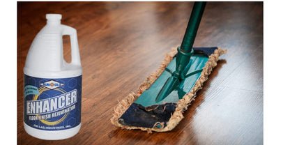 SUN-GLO Enhancer - Rejuvenate Floor Finish Spray Buff for Floors Cleaning Supplies Dust Mop Treatment Spray Hardwood Floor Polish (4x1 Gallon Case)